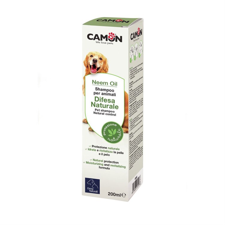 Camon Shampoo Orme Naturali Protection 200 ml Per Cani e Gatti