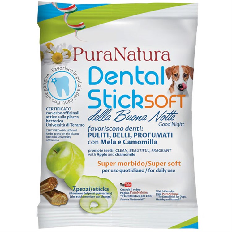 Dental Stick Per Cane Buona Notte Con Mela E Camomilla Officinalis