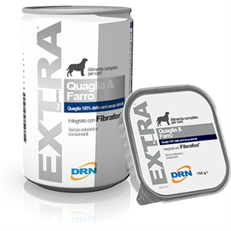 DRN Extra Quaglia e Farro 150 gr Cibo Cani