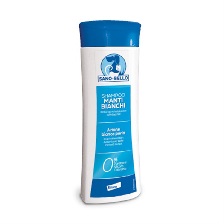 Elanco Sano e Bello Shampoo Manti Bianchi 250 ml