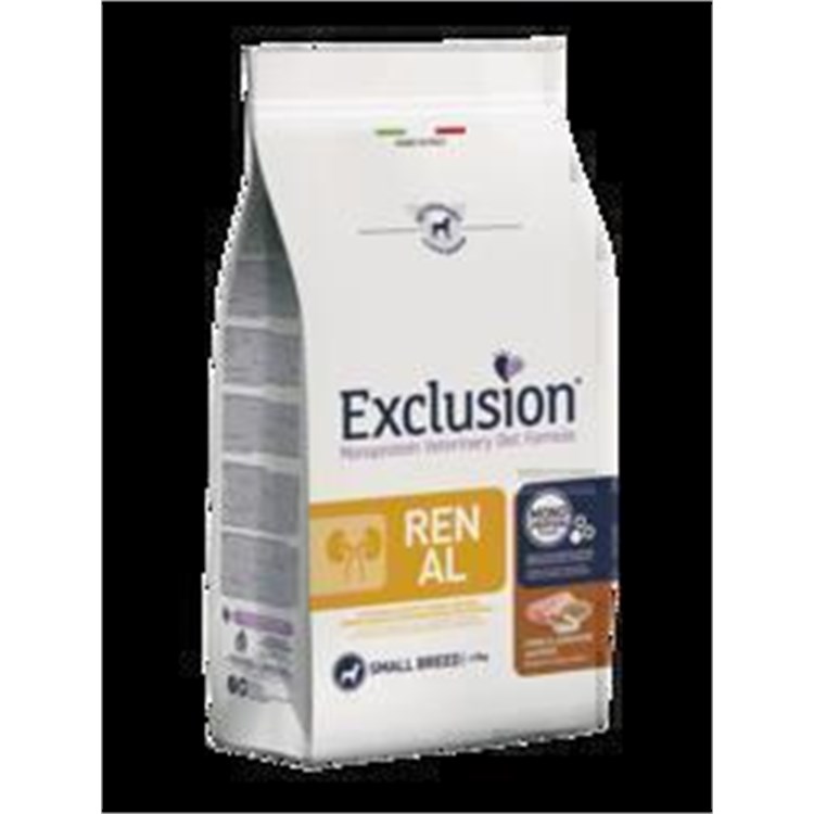 Exclusion Diet Small Renal Maiale Sorgo Riso 2 kg Per Cani