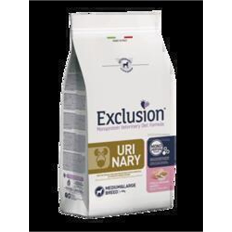 Exclusion Diet Urinary Medium Large Maiale Sorgo Riso 12 kg Per Cani