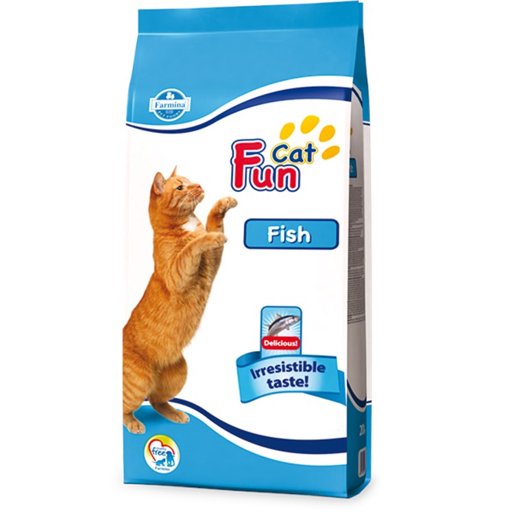 Farmina Fun Cat Fish 20 kg Pesce Alimento Completo per Gatti