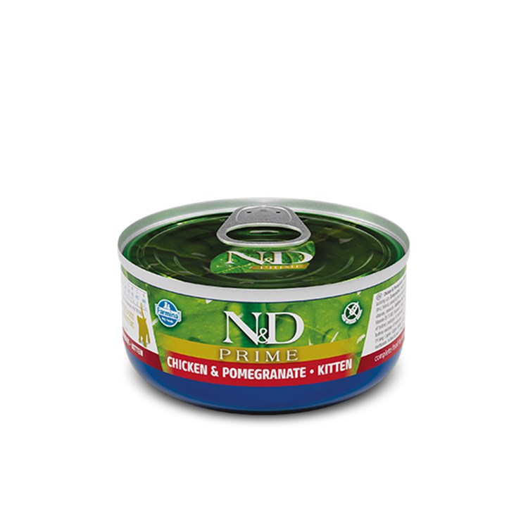 Farmina N&D Prime 70 gr Kitten Pollo e Melograno Umido Gatto