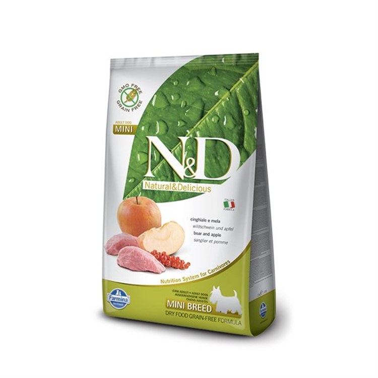 Farmina N/D Grain Free Adult Mini Cinghiale e Mela 2,5 KG