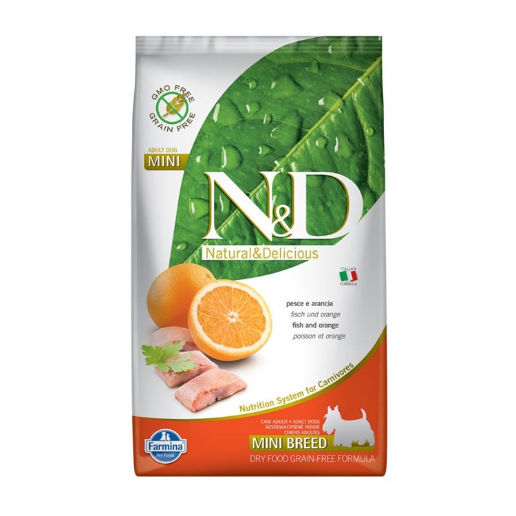 Farmina N/D Grain Free Adult Mini Pesce e Arancia 2,5 kg