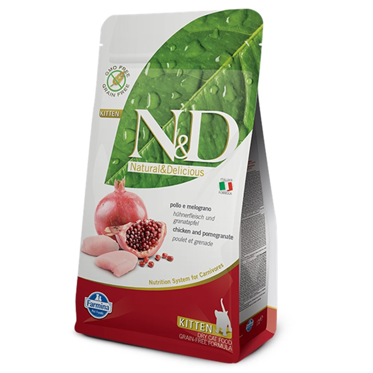 Farmina N/d Prime Grain Free Kitten Pollo e Melograno 5 Kg Per Gattini