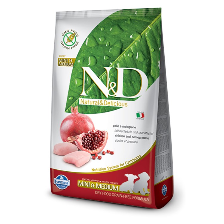 Farmina N/D Prime Grain Free Puppy Mini Pollo e Melograno 2,5 kg
