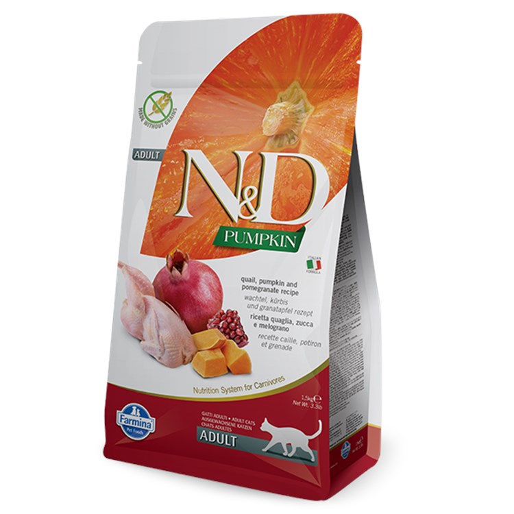 Farmina N/d Pumpkin Adult Quaglia Zucca Melograno 5 kg Per Gatti