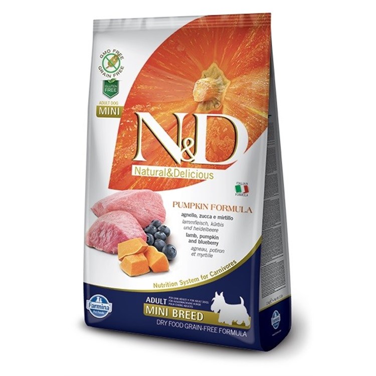 Farmina N/D Pumpkin Grain Free Adult Mini Agnello e Zucca 2,5 Kg