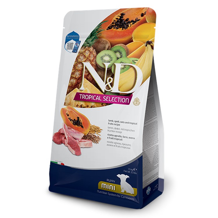 Farmina ND Tropical Fruits Puppy Medium Maxi Agnello 2 Kg Cibo Per Cani