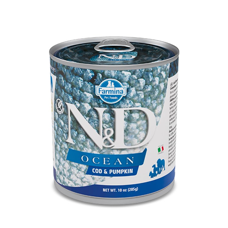 Farmina N/D Umido Ocean Dog Adult Merluzzo e Zucca 285 Gr Cane