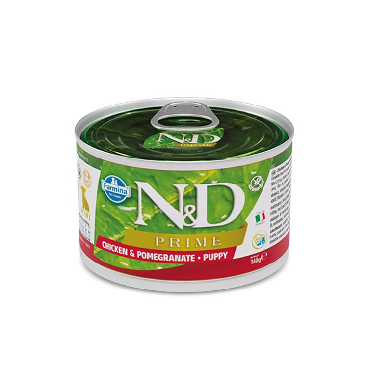 Farmina N/D Umido Prime Dog Mini Puppy Pollo e Melograno 140 Gr Cane