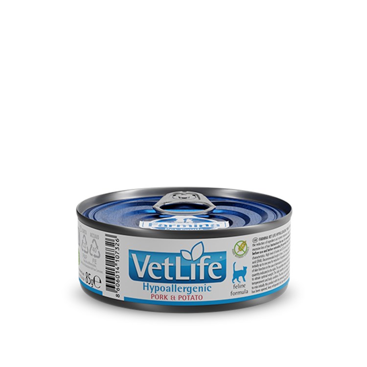 Farmina Vet Life Hypoallergenic Maiale 85 gr Scatoletta Umido Gatti