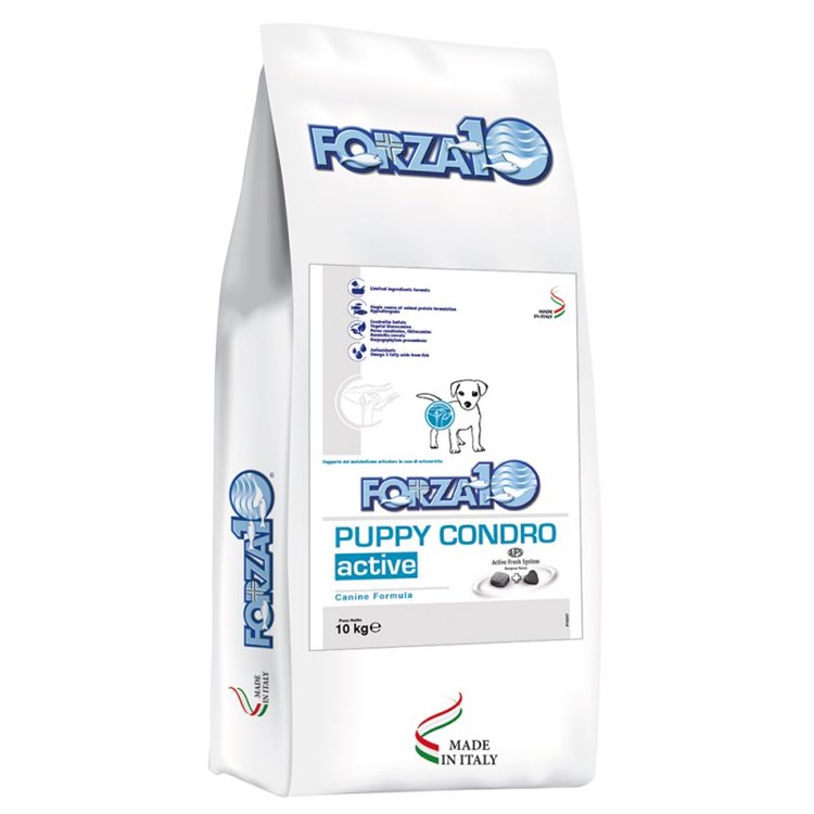 Forza 10 Active Vet Diet Puppy Condro 10 kg Supporto Al metabolismo Articolare Per Cani