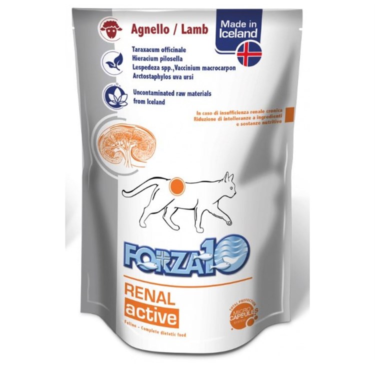 Forza 10 ActiveWet Renal Agnello 100 Gr Busta Umido Gatto