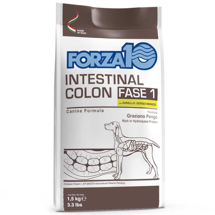 Forza 10 Intestinal Colon Fase 1 Agnello Sorgo 1,5 kg Per Cani