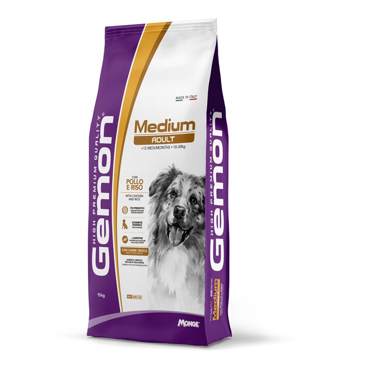 Gemon by Monge Medium Adult Pollo 15 kg Cani
