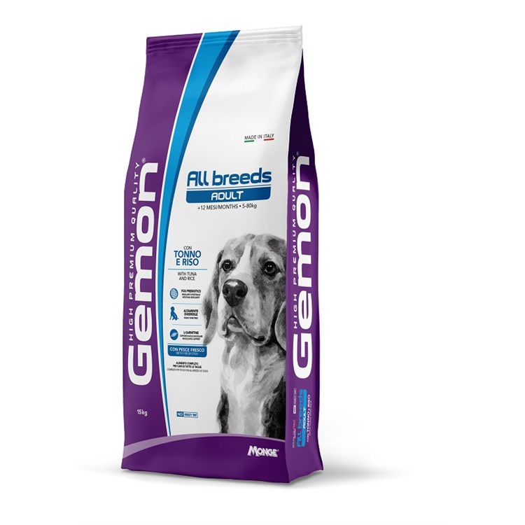Gemon by Monge Medium Adult Tonno e Riso 15 kg Cani