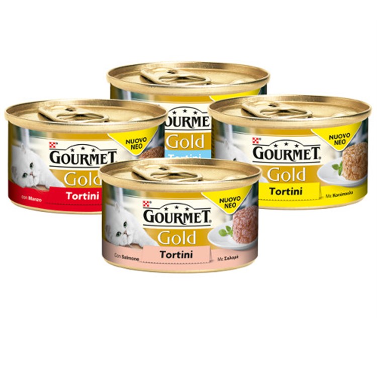 Gourmet gold Tortini 85 gr Salmone