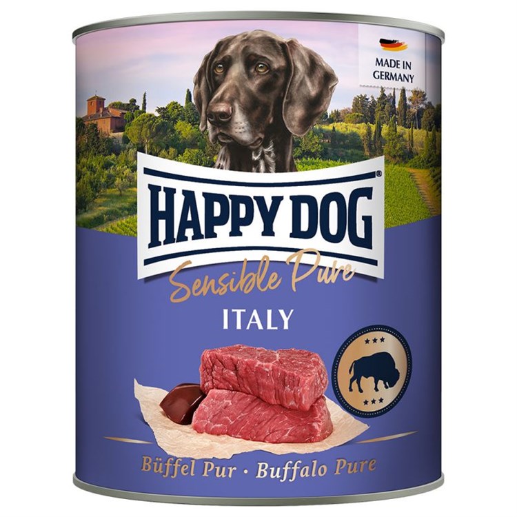 Happy Dog Sensible Pure Italia Bufalo 800 gr Umido Cane