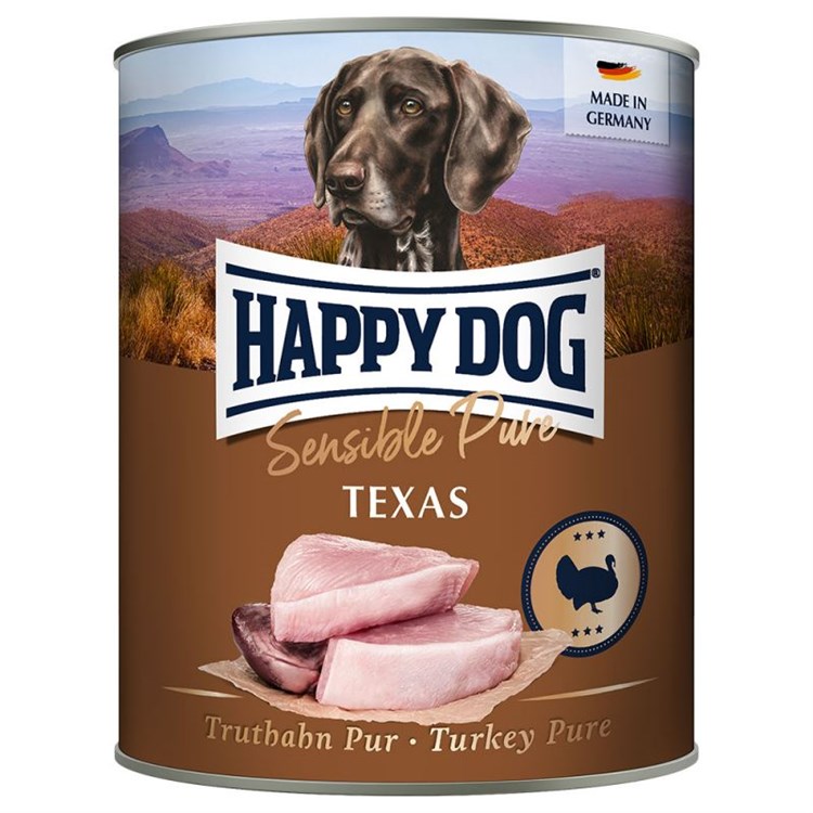 Happy Dog Sensible Pure Tacchino 800 gr Umido Cane