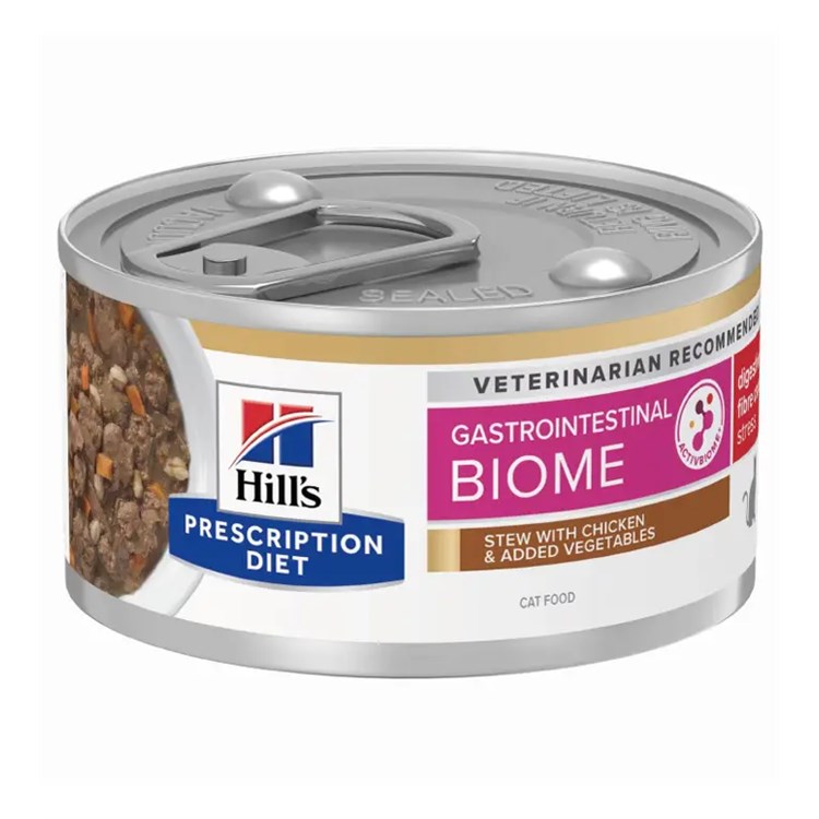 Hill's Prescription Diet GASTRO INTESTINAL Biome STRESS Stew 82 gr Spezzatino Scatoletta