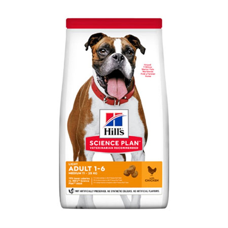 Hill's Science Plan Cane Adult Medium Breed Light 14 kg