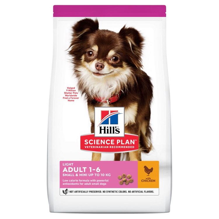 Hill's Science Plan Small & Mini Adult Light con Pollo 1,5 kg