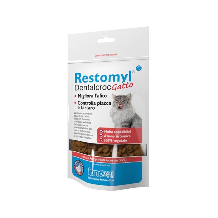 Innovet Restomyl Dentalcroc 60 Gr Per Gatti