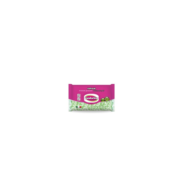 INODORINA SALVIETTE REFRESH CLOREXIDINA