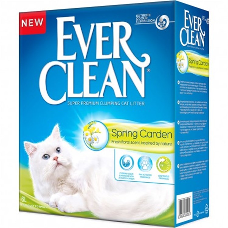 Lettiera Ever Clean Spring Garden 10 Lt Agglomerante Per Gatti