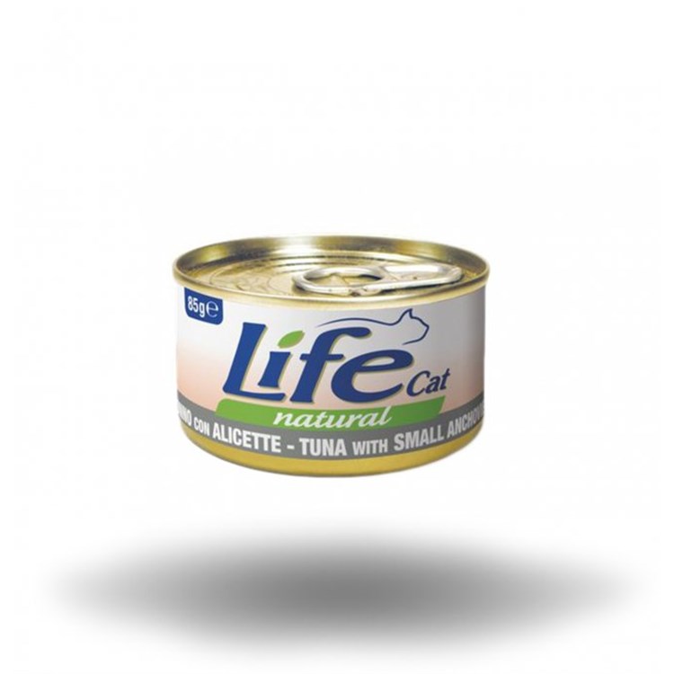 Life Cat Natural Tonno Con Alicette 85 gr Scatoletta Gatti