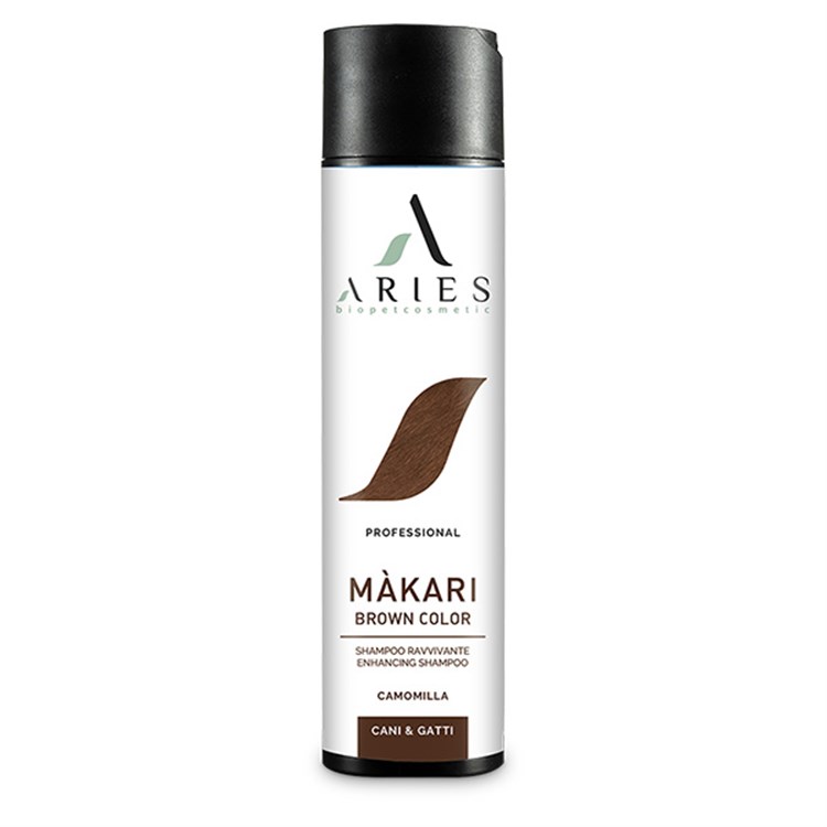 Makari Shampoo Natur Color Brown  Manti Marroni Per Cane E Gatto