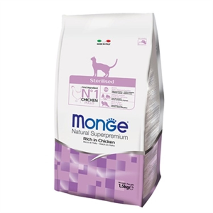 Natural Superpremium Sterilised Ricco di Pollo 400gr crocchette gatto