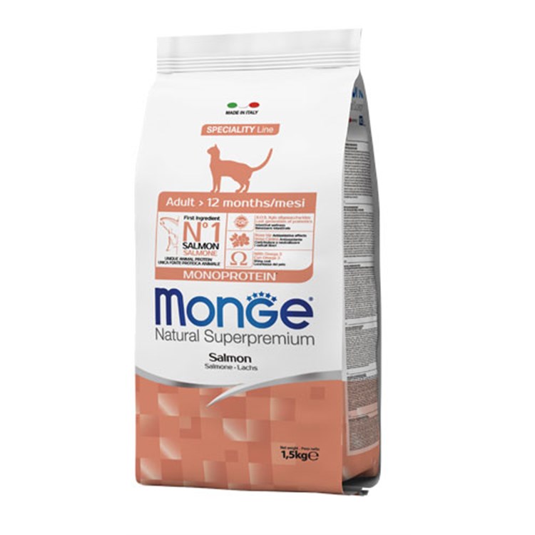 Monge Natural Superpremium Adult Salmone 400 gr Per Gatti