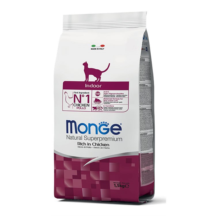 Monge Natural Superpremium Indoor 1,5 Kg Per Gatti