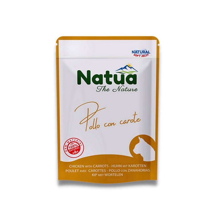 Natural Bustine Pollo con Carote in Soft Jelly 70 gr