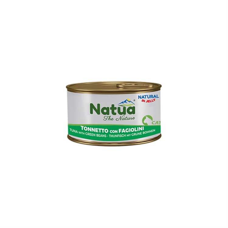 Natural Adult Cat Jelly Delicious Tonnetto con Fagiolini