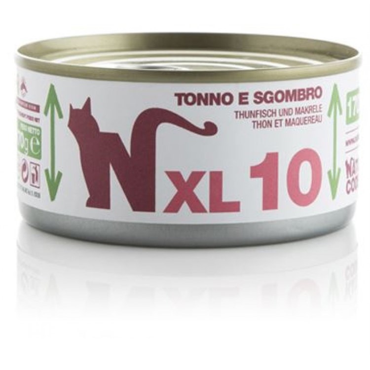 Natural Code XL 10 Tonno e Sgombro 170 gr Per Gatti