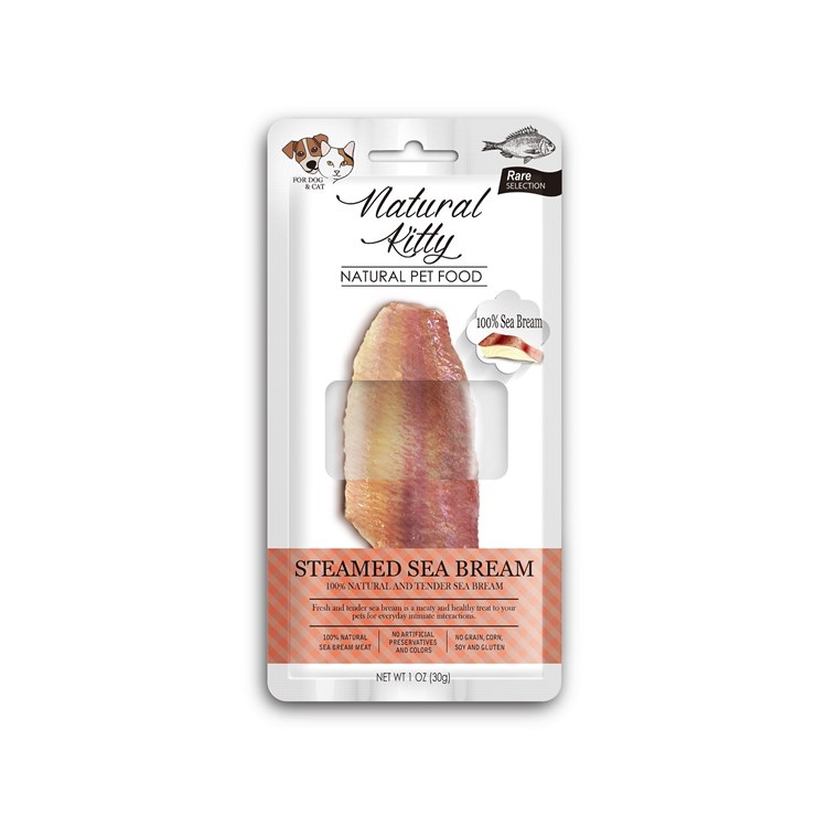 Natural kitty con orata al vapore 30 gr