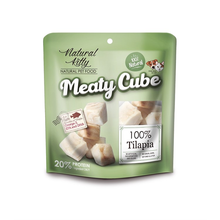 Natural Kitty cubetti di tilapia 50 gr