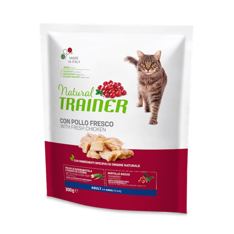 Natural Trainer Adult con Pollo 300 gr per Gatti