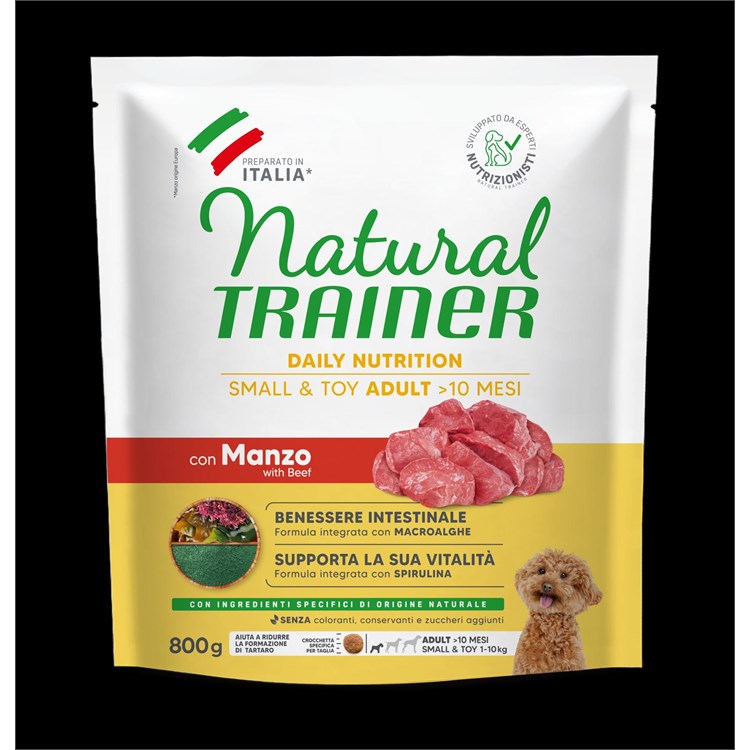 Natural Trainer Adult Mini Small Toy Manzo 800 gr Cane