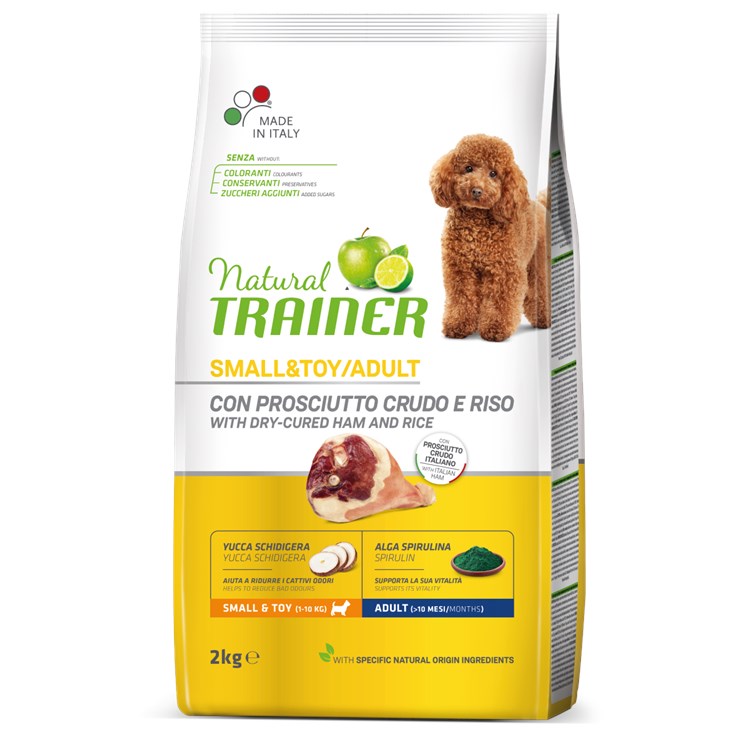 Natural Trainer Adult Mini Small Toy Prosciutto 800 gr Secco Cane