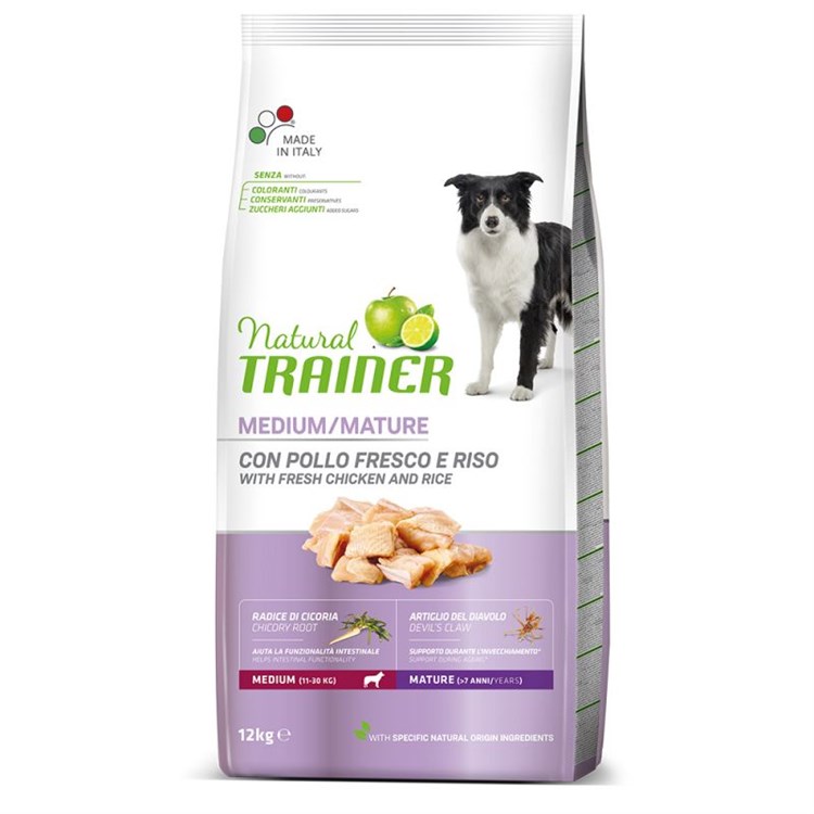 Natural Trainer Medium Mature Pollo 3 kg Cane