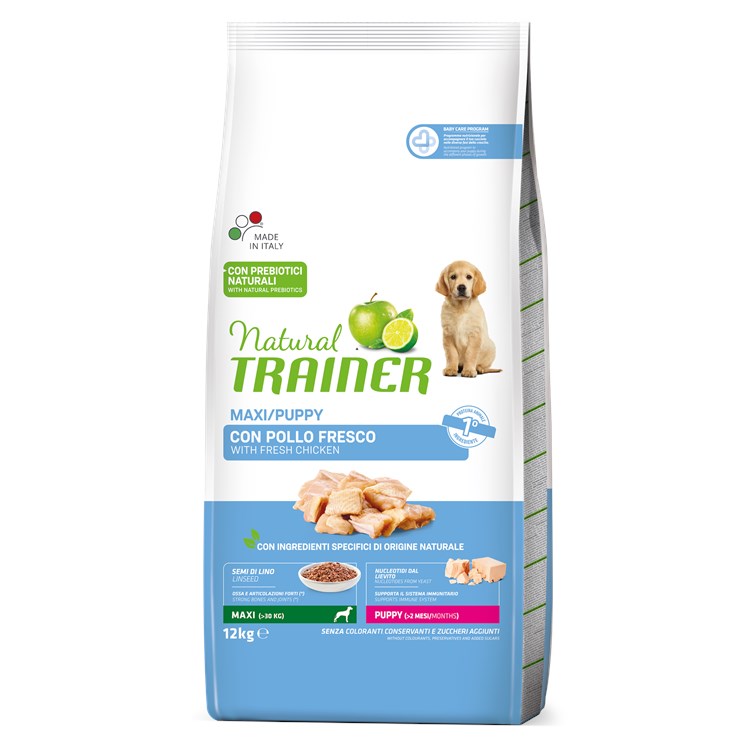Natural Trainer Puppy Maxi 1 - 8 mesi 12 Kg