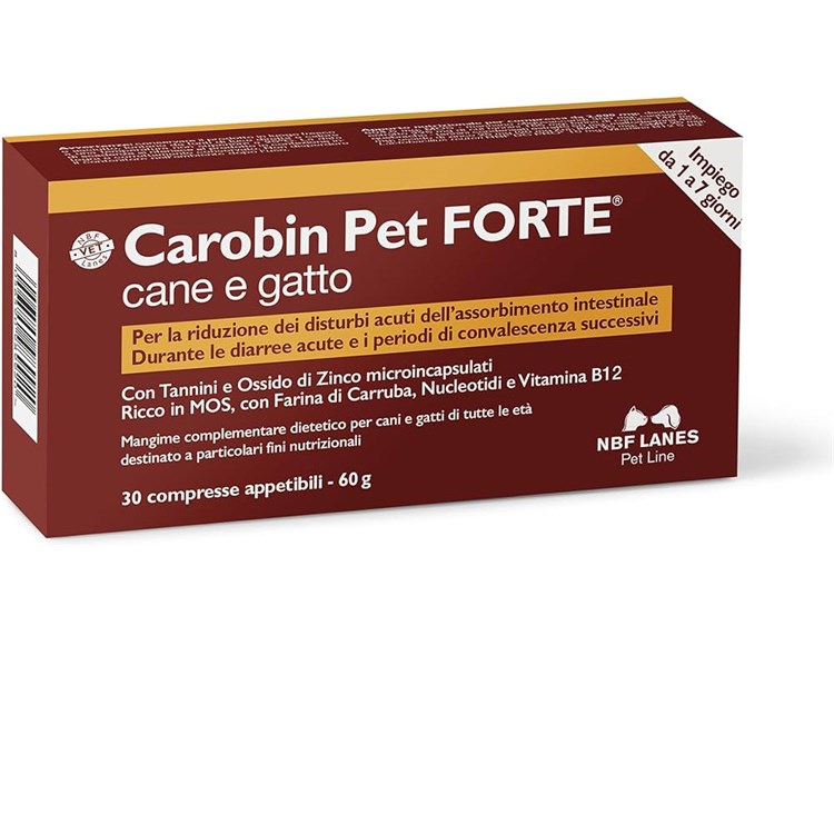 NBF Lanes Carobin Pet Forte 30 Compresse Per Cani E Gatti