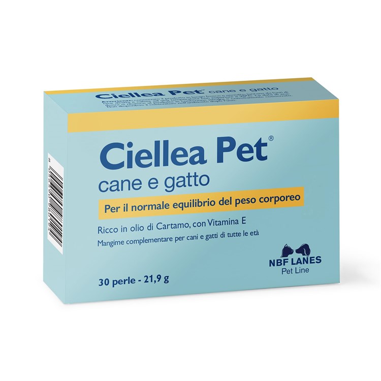 NBF Lanes Ciellea Pet 30 Perle Per Riduzione Peso Cani e Gatti