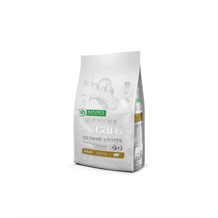 NP SC WHITE DOG LAMB A/SMALL 10KG